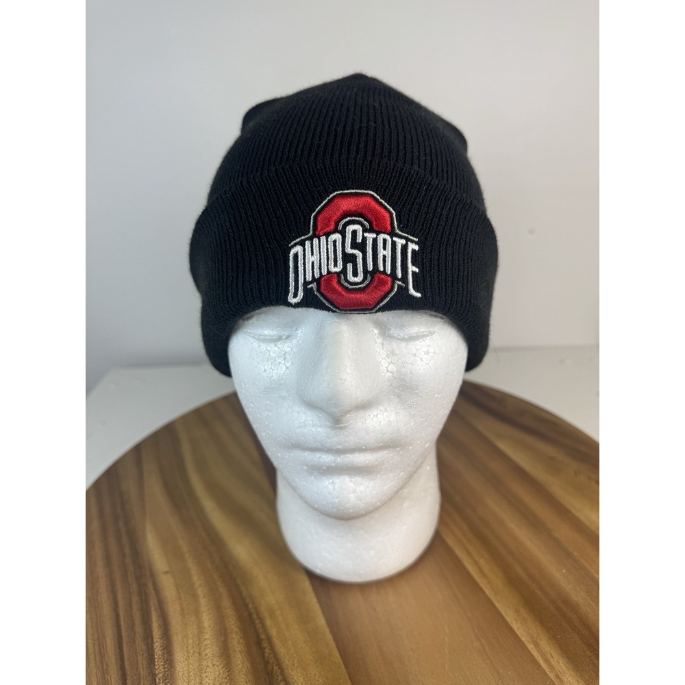 Youth Ohio State Buckeyes Cuffed Knit Beanie NEW Officially Licensed